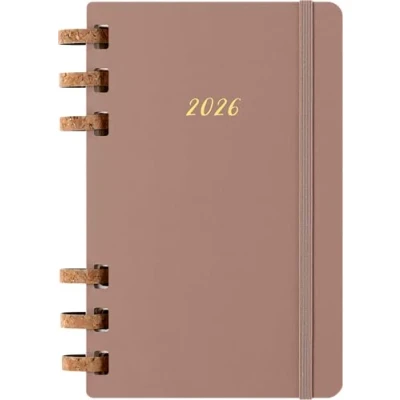 Afbeelding van Moleskine 12 Maanden Agenda 2026 Life Spiral Week/Maand Large Amandel
