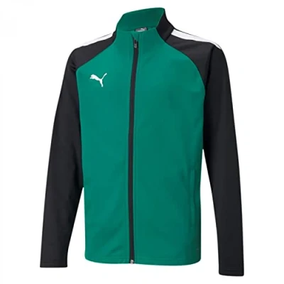 Afbeelding van puma Teamliga Trainingsvest voor kinderen, Maat: 140, Pepper green / black