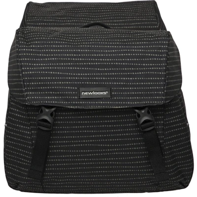Afbeelding van New Looxs Joli Double Nomi MIK Fietstas Black Zwart Fietstassen