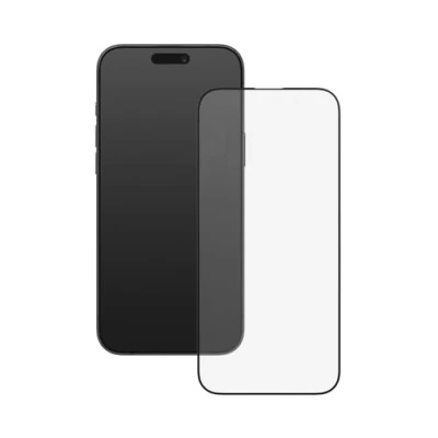 Afbeelding van RHINOSHIELD 9H gehard glas schermbeschermer compatibel met [iPhone 16 Pro Max] Hoge transparantie, blauw licht, volledige dekking, gebogen 3D, installatiegereedschap inbegrepen