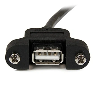Afbeelding van USB kabel Startech USBPNLAFAM2 Zwart 0,6 m
