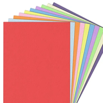 Afbeelding van 10 kleuren, A4 120 g/m2 gekleurd papier, 100 vellen.