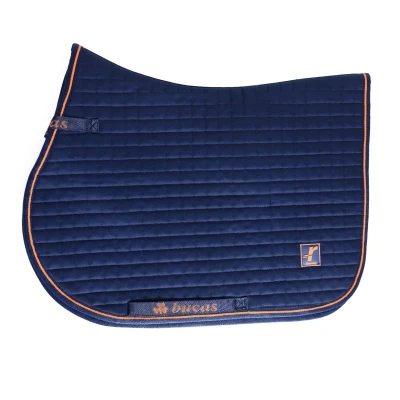 Image de Bucas Therapy Tapis de Selle Polyvalent Navy Orange Full