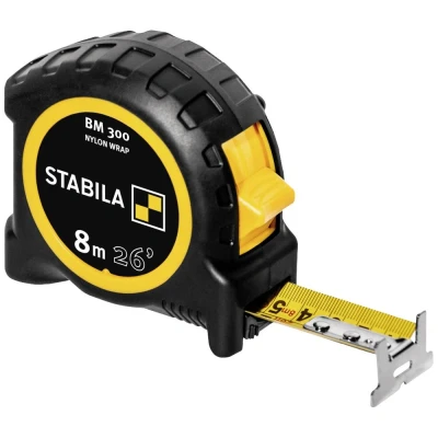 Afbeelding van Stabila BM 300cm+inch 19573 Rolmaat 8 m ABS PC