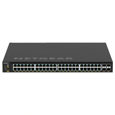 Afbeelding van NETGEAR M4350 48G4XF Managed L3 Gigabit Ethernet (10/100/1000) Power over (PoE) 1U Zwart