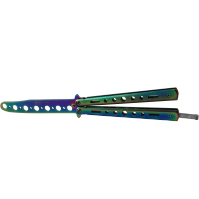 Afbeelding van JKR Balisong Vlinder Trainer Rainbow