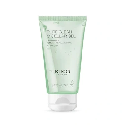 Image de KIKO Milano Pure Clean Micellar Gel, Gel Micellaire Démaquillant Visage, Contour Des Yeux Et Lèvres