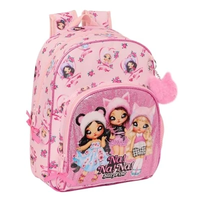 Afbeelding van Schoolrugzak Na!Na!Na! Surprise Fabulous Roze 28 x 34 10 cm
