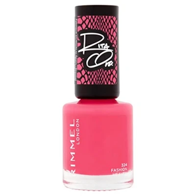 Image de Rimmel London Rita Ora 60 Seconds Super Shine Vernis à ongles, 324 Fashion Heaven, 8 ml, l&#039;emballage peut varier