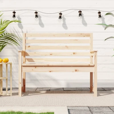 Afbeelding van Tuinbank 109x48x91,5 cm massief grenenhout