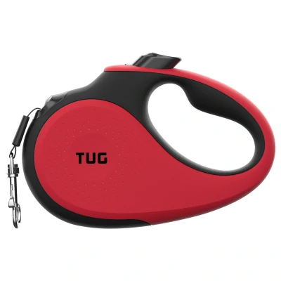 Afbeelding van Tug 360 Rollijn Hondenriem 5 m Rood Tot &lt; 16 Kg S