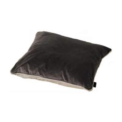 Afbeelding van Madison sierkussen 45x45 cm Velvet grey/Panama linnen