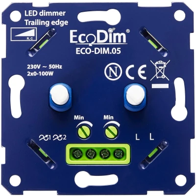 Afbeelding van Ecodim LED dimmer Duo RC 2 x 0 100
