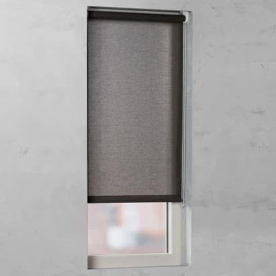 Afbeelding van Rolgordijn Natural Smart Lichtdoorlatend Dark Grey 210x190 (Grijs)
