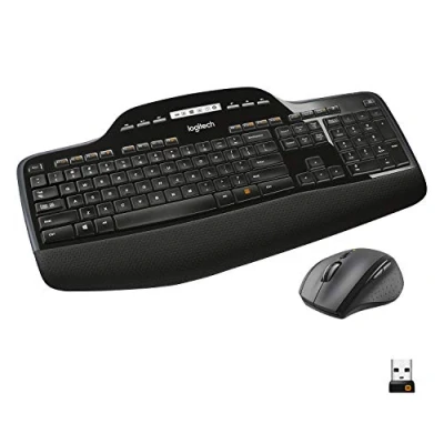 Afbeelding van Logitech Keyboard/Muis Set MK710, Draadloos, Unifying, Black Performance, DE, Optisch, 1000 dpi, Retail