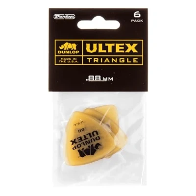 Afbeelding van Jim Dunlop Ultex Triangle Plectrum 0.88 mm 6 pack