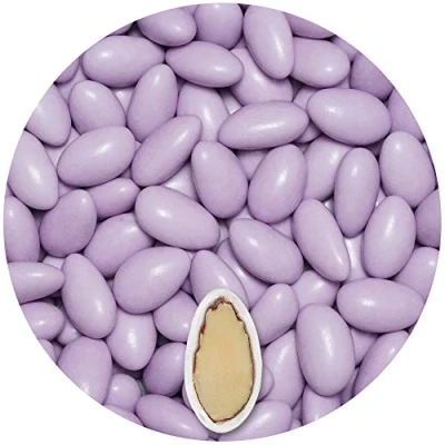 Afbeelding van EinsSein® 500 g Colorato lila bruiloftsamandelen voor bruiloft, chocoladedragees, snoep zonder organza zakje, 1 kg