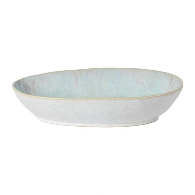 Afbeelding van Costa Nova servies ovale schaal 36 cm Eivissa zeeblauw aardewerk H 7,2