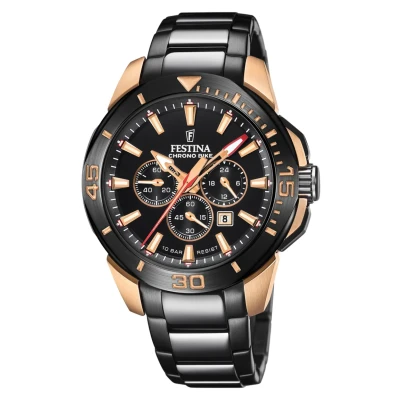 Afbeelding van Festina Special Edition Chronograaf Rose goldcoloured, Heren, Maat: One Size, gold coloured