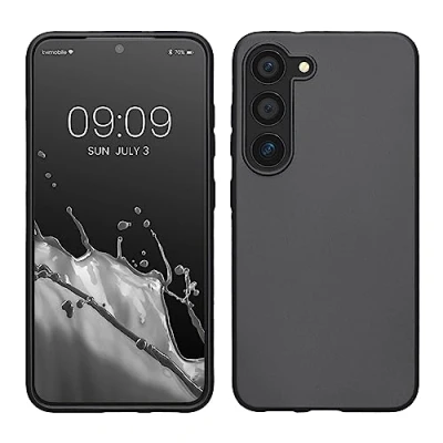 Afbeelding van kwmobile Housse compatible avec Samsung Galaxy S23 coque de téléphone protection souple en TPU gris métallique