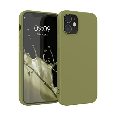 Afbeelding van kwmobile telefoonhoesje geschikt voor Apple iPhone 12 / Pro Hoesje smartphone Back cover in vintage groen