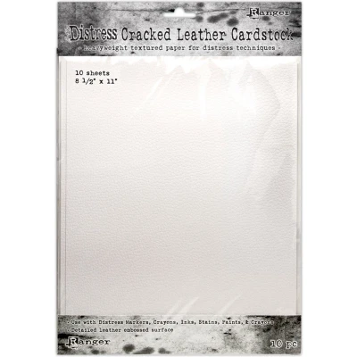 Afbeelding van Ranger Distress Cracked Leather Paper 8.5x11 10 vel TDA71280 (02 20)