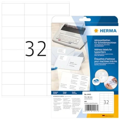 Afbeelding van HERMA 4443 adreslabels