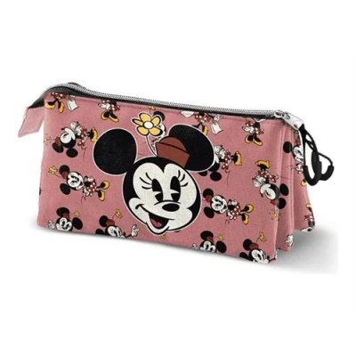 Image de Minnie Mouse Trousse triple Ripstop rose Aqua