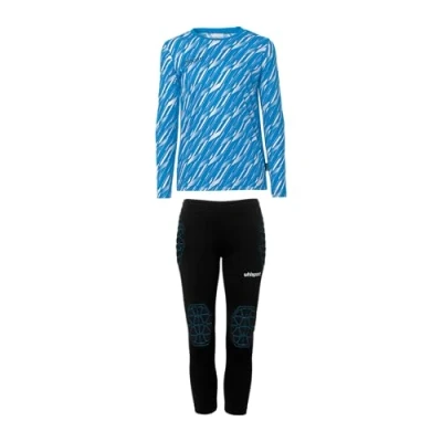 Afbeelding van Uhlsport Progressive Goalkeeper Bundle Junior Cyan White