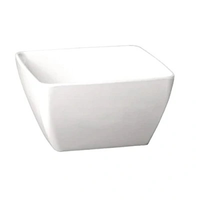 Afbeelding van APS Pure vierkante melamine kom wit 19x19cm
