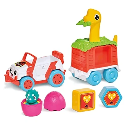 Afbeelding van Toomies E73253 Tomy Dino Rescue Ranger, Dinosaur Children, Jurassic World, Educational Push &amp; Go Vehicle Colours and Sound, speelgoed voor baby&#039;s, jongens en meisjes, 12 maanden, meerkleurig