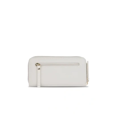 Afbeelding van bugatti Ella damesportemonnee, groot formaat, lange portemonnee van kunstleer, Saffiano Beige, Hedendaags