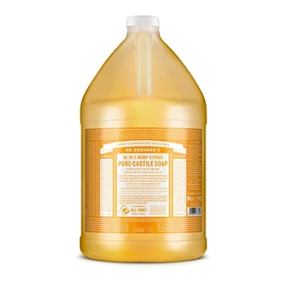 Afbeelding van Dr bronners liquid soap citrus 3785 ml