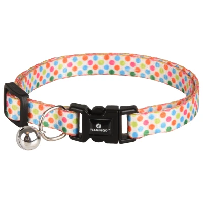 Afbeelding van Flamingo Kattenhalsband Arya 20 35 cm Wit