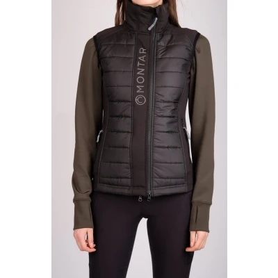 Afbeelding van Montar Emma Junior Bodywarmer Quilt maat 164 black