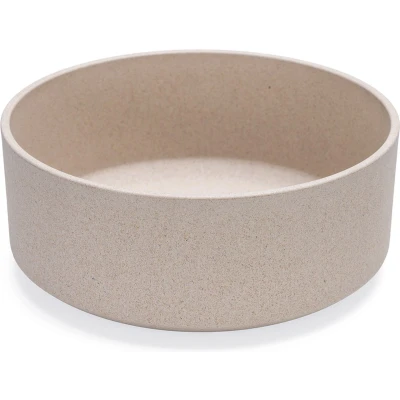 Afbeelding van Designed by Lotte Eetbak Noor Hondenvoerbak Bamboo Beige 21 cm