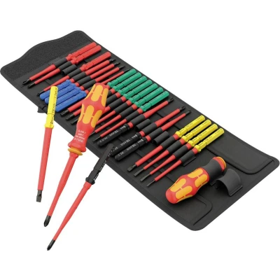 Afbeelding van Wera 05006617001 Bitschroevendraaier VDE 26 delig Kruiskop Phillips, Pozidriv, Torx, Inbus, Plat