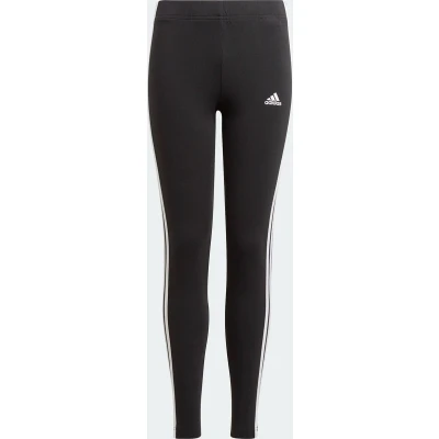 Afbeelding van Essentials 3 Stripes Sportlegging Junior Black White990 128 Zwart Fitness Broek