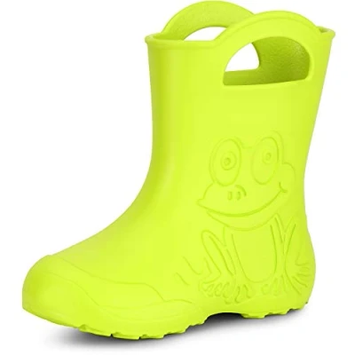 Afbeelding van Ladeheid LA CA Frog Kinder Regenlaarzen Rubber Licht EVA Kalk 22/23