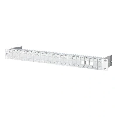 Image de btr e dat panneau de brassage gris clair 24 ports 1u netcom 130920 00