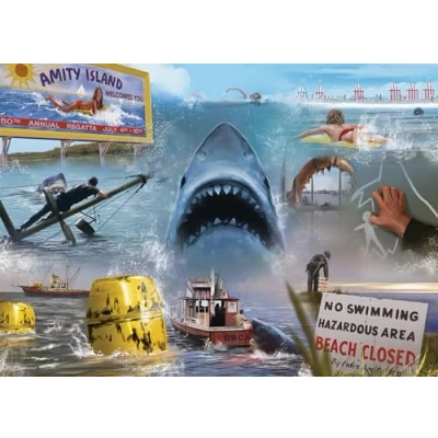 Afbeelding van Legpuzzel Jaws, 1000st.