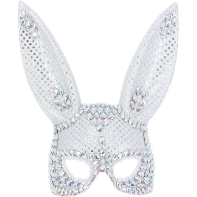 Afbeelding van Fever Jewel Bunny Masker Zilverkleurig