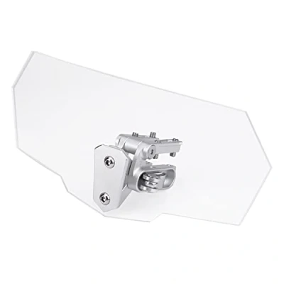 Afbeelding van EBTOOLS Voor Accessoires transalp 600 ABS Verstelbare Universele Motorfiets Voorruit Clip Op Winddeflector Anti Kras