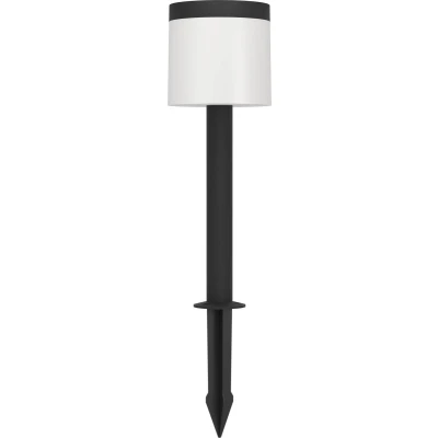 Afbeelding van EGLO Pantete Solar Priklamp Staande lamp Buiten zonne energie LED 65 cm Zwart/Wit
