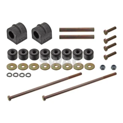 Afbeelding van SWAG 10 61 0002 Reparatieset, stabilisatorophanging Vooras MERCEDES BENZ: /8 Saloon, SL Convertible