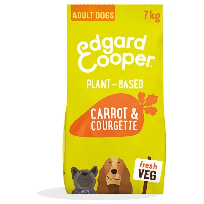 Afbeelding van Edgard&amp;Cooper Plantbased Adult Wortel&amp;Courgette Hondenvoer 7 kg