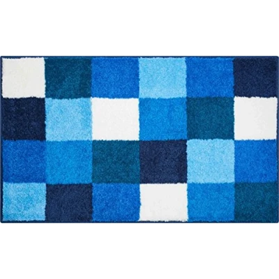 Afbeelding van Grund BONA Badmat, polyacryl, superzacht, blauw, 80 x 140 cm