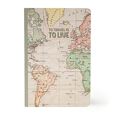 Image de Legami Cahier à feuilles blanches Format A5, Moyen, 14,2 x 21 cm, Papier blanc, 80 pages, Reliure point Singer