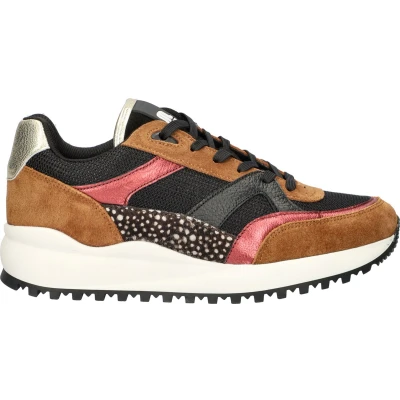 Afbeelding van Maruti BOYD Sneakers laag, Dames, Maat: 38, Cognac Veloursleer