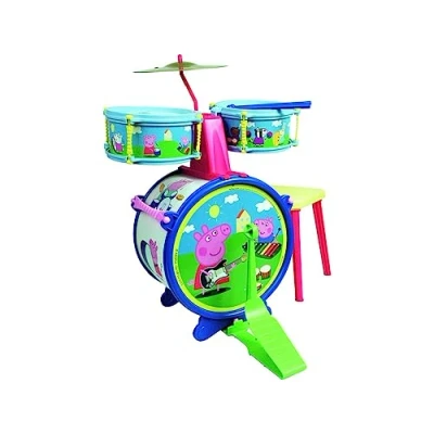 Image de Peppa pig batterie avec tabouret